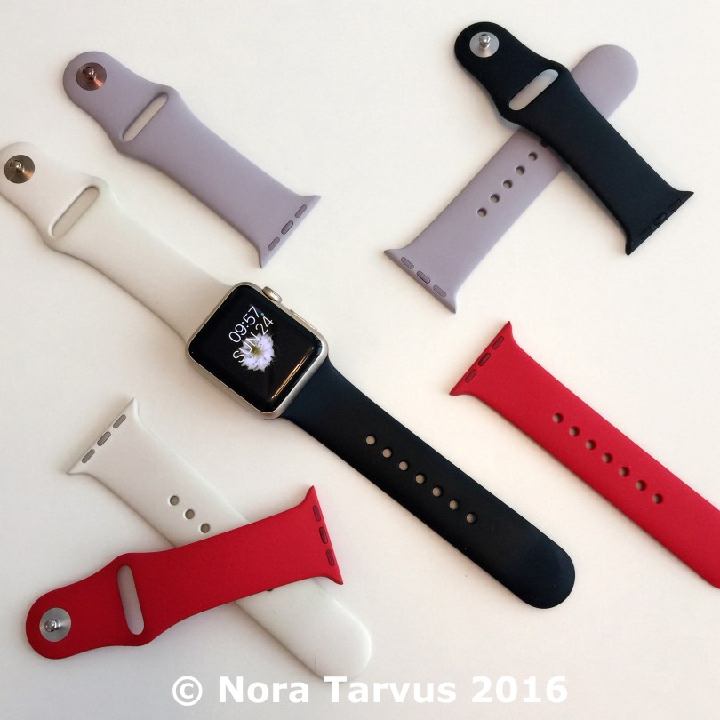 AppleWatchSportGoldBands333