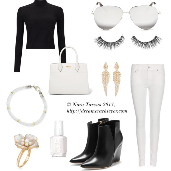 blackandwhitespringoutfit